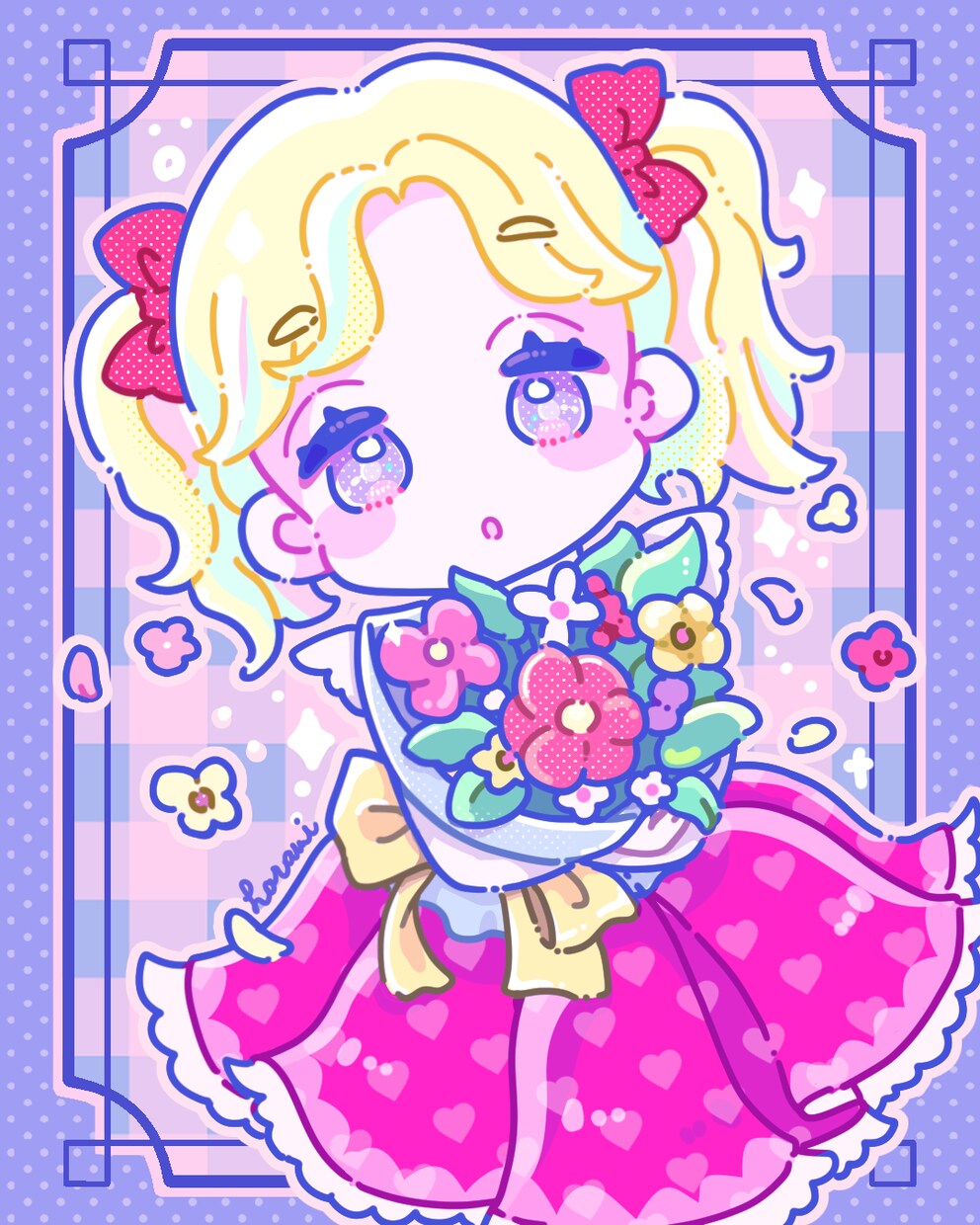 数量限定半額！ゆめかわポップなミニキャラを描きます 【2000円～】個性的なゆめかわポップなSDイラスト イメージ4