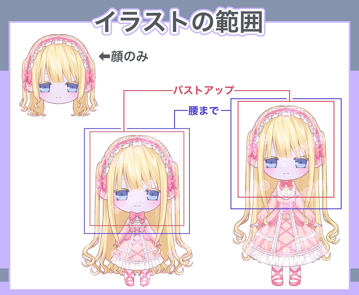 可愛いSDキャラ(ミニ・ちびキャラ)お描きします 頭身・ポーズ・差分自由！ゆるくて可愛いデフォルメ絵描きます イメージ3