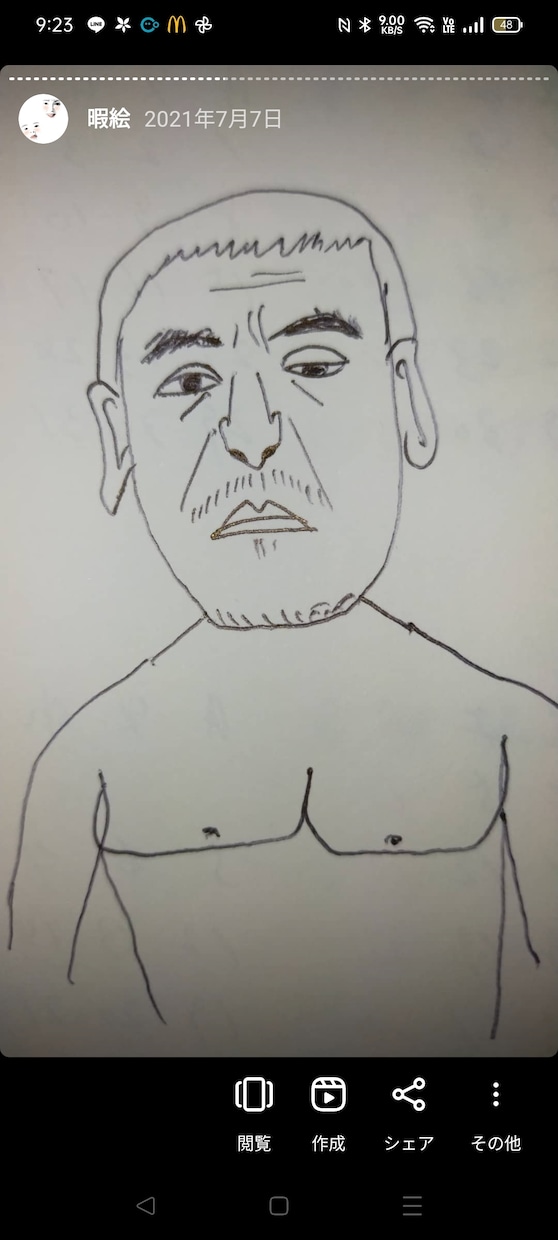 似顔絵かきます 癖ありでぃすりぎみ似顔絵かきますペットも可能 イメージ6