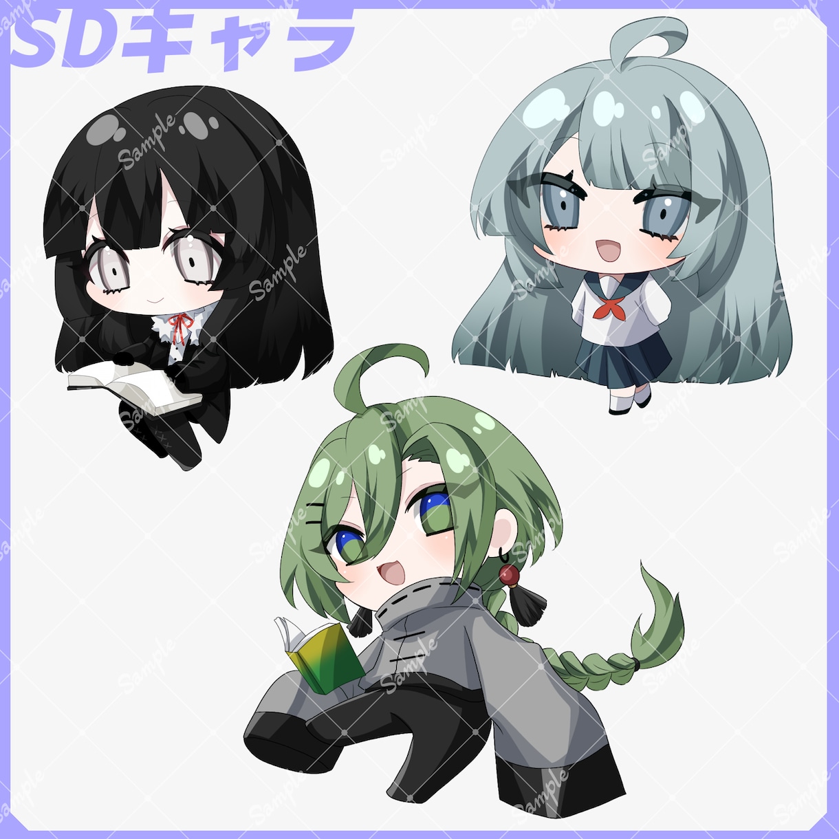 キャラクター立ち絵を制作いたします 短納期で様々なキャラクターを制作します イメージ8