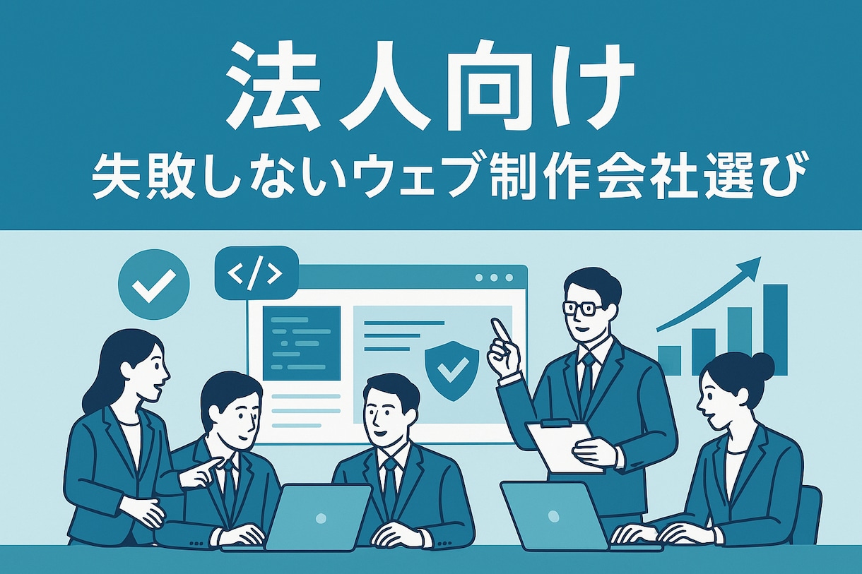 失敗しないウェブ制作会社選びをサポーします 10年400社の経験から最適な制作会社選びをサポート イメージ1