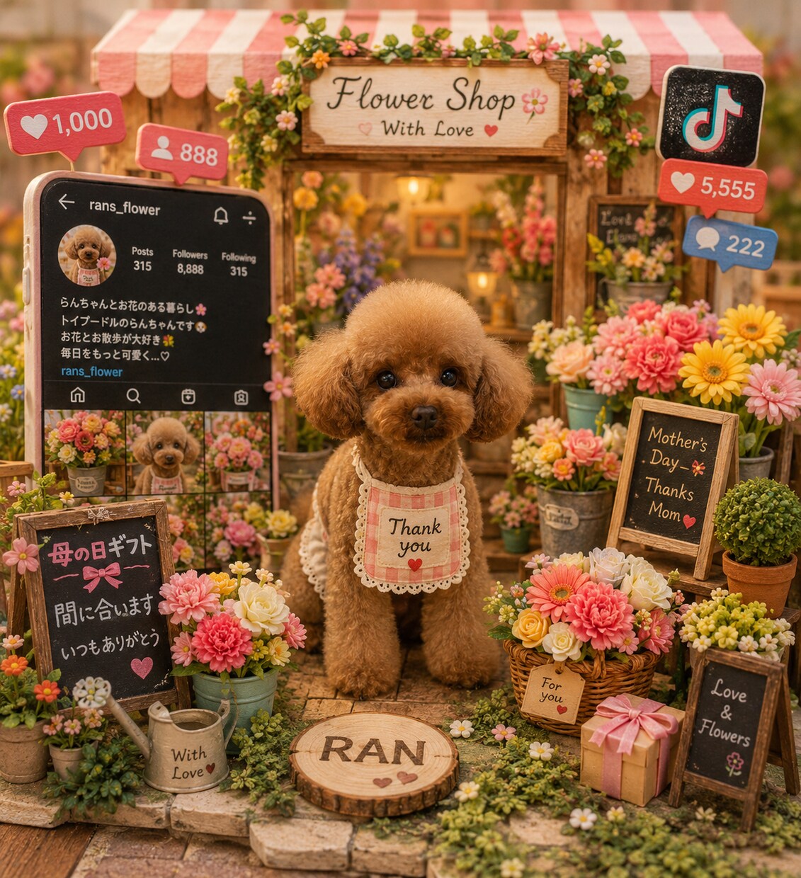ウチの子を可愛い世界観に加工します 写真1枚で可愛く変身します〜♡♡ イメージ4