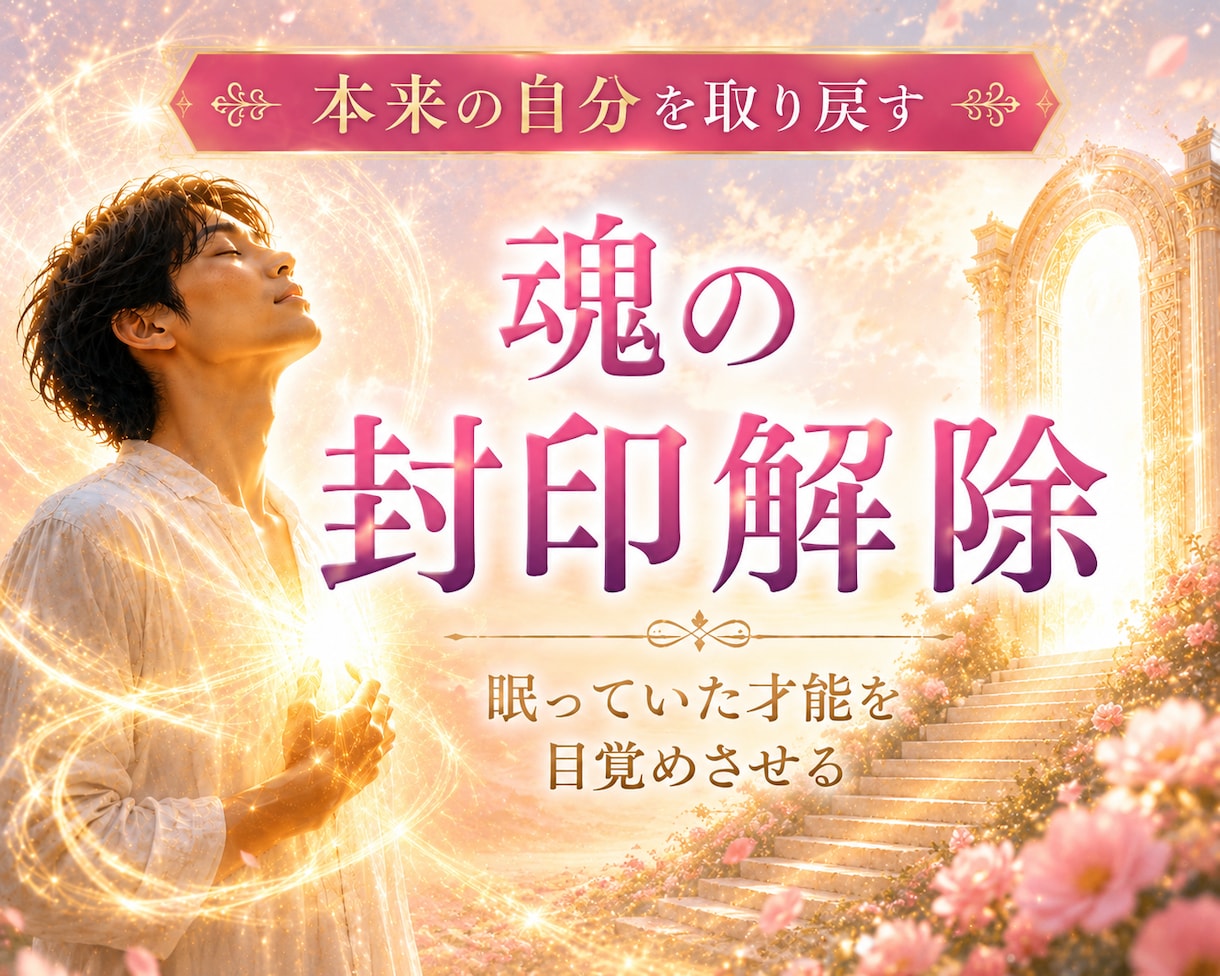 能力封印解除｜魂の封印を解き感知能力を取り戻します 思い出す準備ができた魂へ  過去生の契約・今生の約束をほどく イメージ2