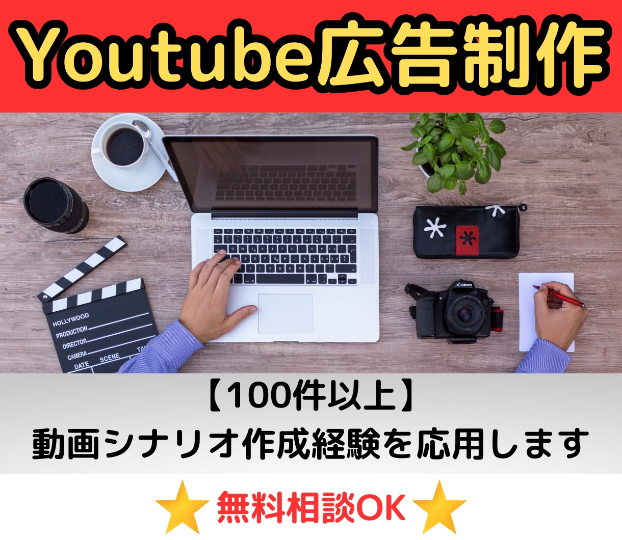 英会話系Youtube広告で集客を最大化します 初回限定1本1,000円のお試し価格でご利用して頂けます イメージ1