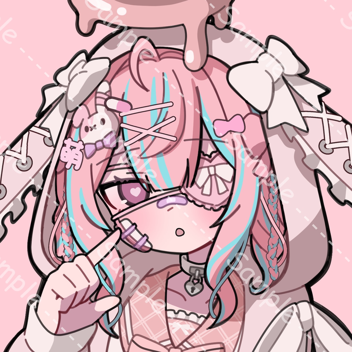 格安で可愛いイラスト全般描きます アイコン、ヘッダー、立ち絵などのイラストを格安で描きます！ イメージ4