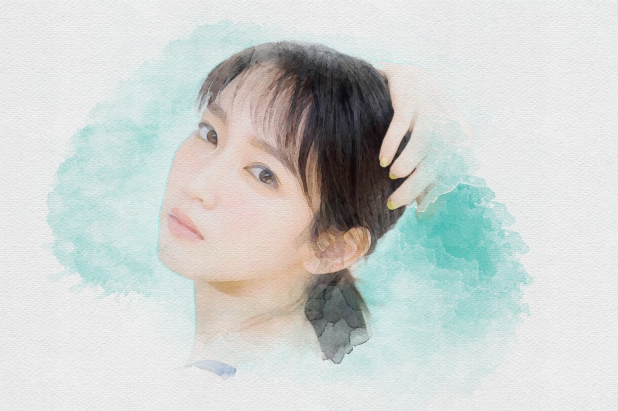 ふんわりとした水彩画風ウェルカムボードを作成します 写真をもとにリアルな水彩画風に描きます イメージ8