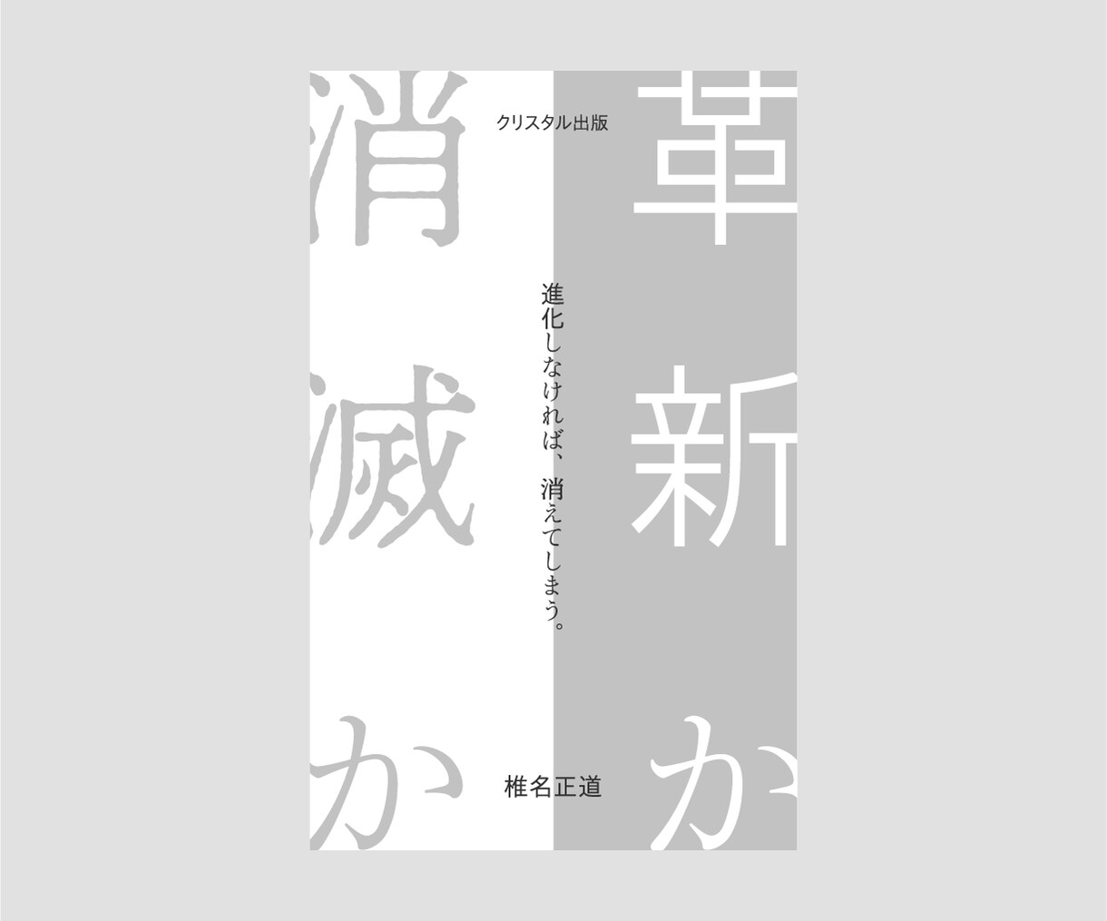 電子書籍の表紙をシンプルに文字でつくります 文字だけで際立つ表紙に。デザインは２つご提案。 イメージ3
