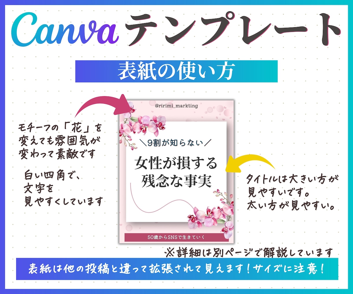インスタ投稿Canvaテンプレート販売します 時短でプロ級の仕上がり！あなたの発信力が劇的に変わります！ イメージ7