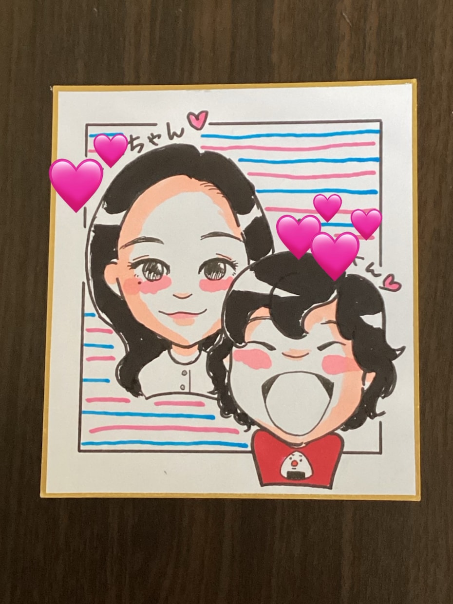 記念日などに♪可愛い似顔絵作成いたします ファミリー、カップル、お友達同士におすすめです⭐︎ イメージ2