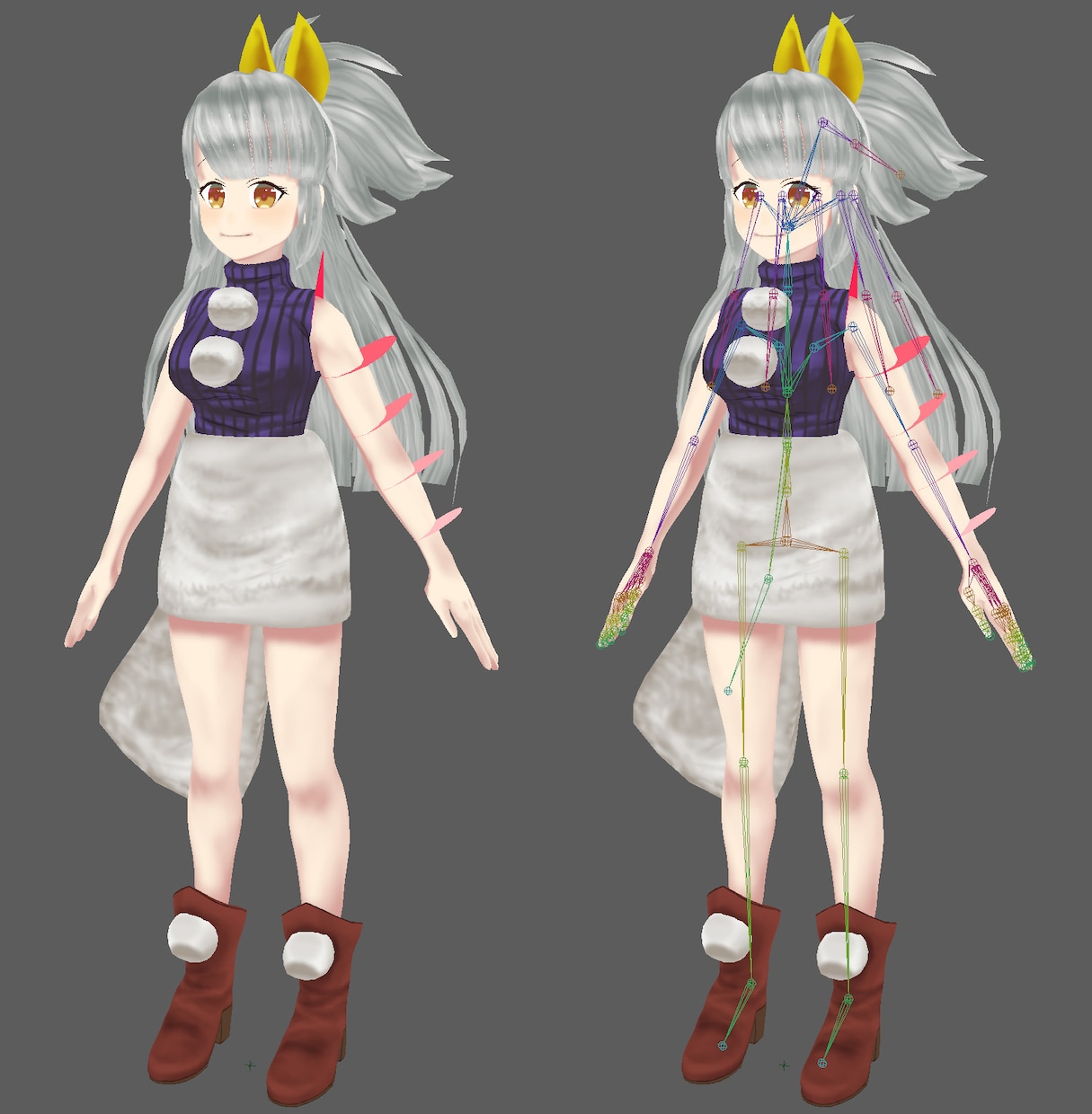 ３Dのキャラクターモデル作ります オリキャラ、版権キャラを３Dフィギュア化！！ イメージ7