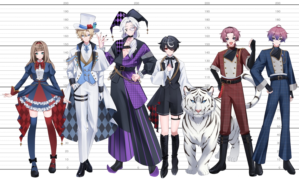 キャラクター立ち絵制作いたします TRPG・配信・創作に使えるキャラクター立ち絵制作します！ イメージ5