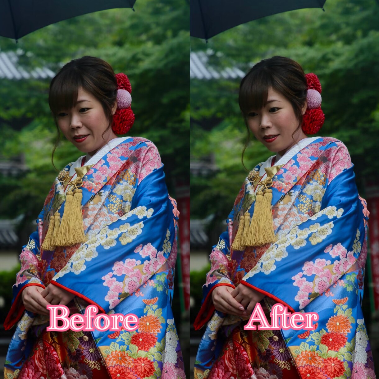 写真をナチュラルに可愛く加工します 盛りすぎず自然に仕上げたい方に！ イメージ3