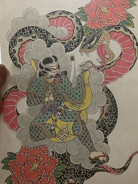 和風な絵(刺青画)を販売します 絵を書いています！なにかあればご連絡ください！ イメージ2