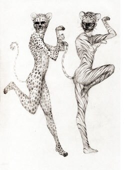 似顔絵（全身）【A4】描きます よくある似顔絵に飽きた方へ！アー写のような似顔絵です。 イメージ4