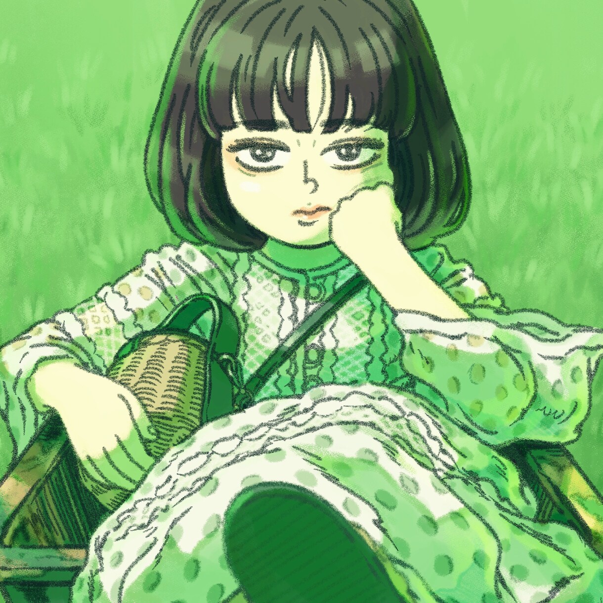 主に女の子描きます、たまに人以外も描きます どことなく気だるいかんじがお好きな方に イメージ3