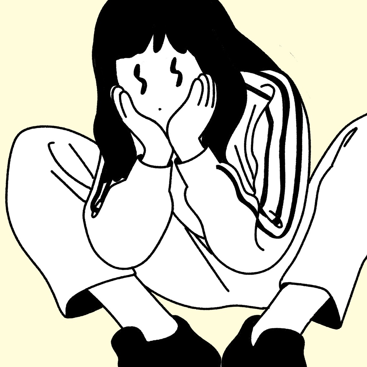 シンプルでフラットなイラスト描きます シンプルでモードなイラストいかがですか？ イメージ4