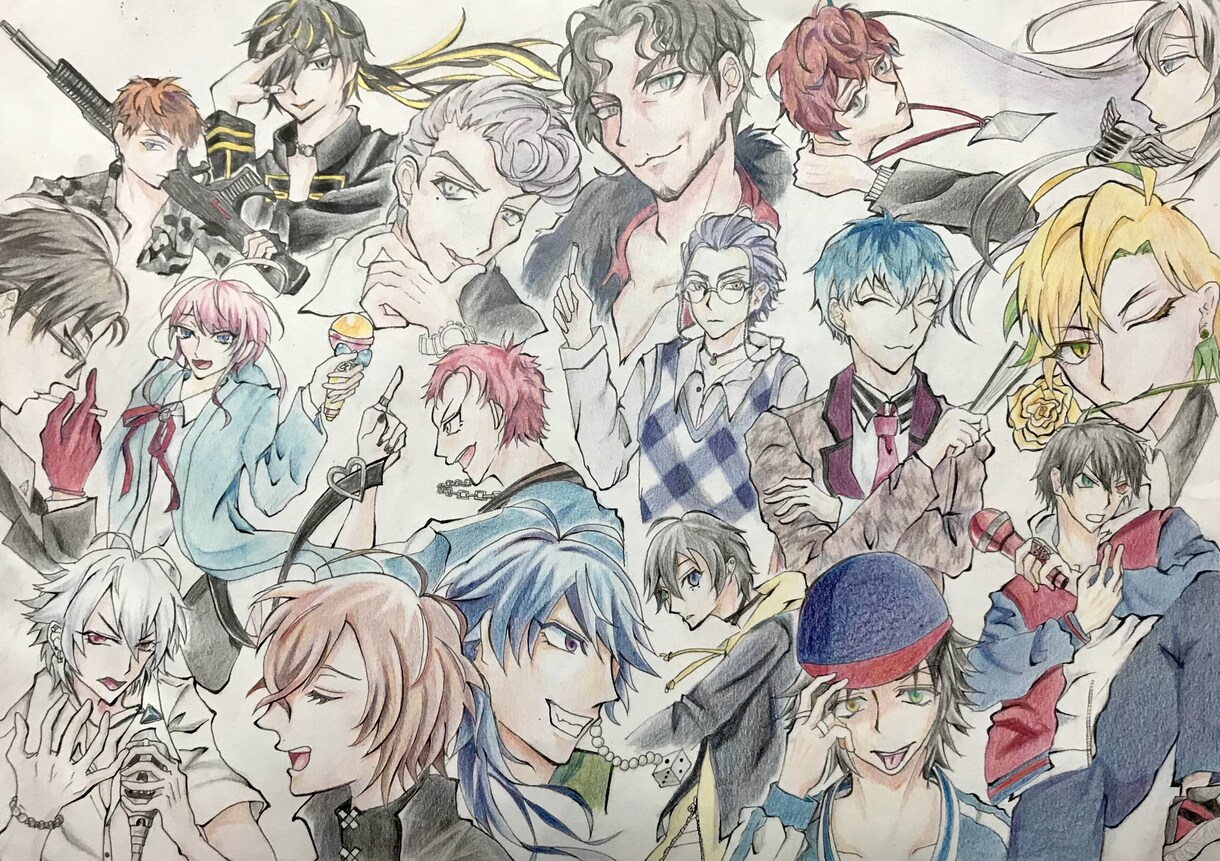 お値下げ中！！あなた好みの絵柄でイラスト描きます オリジナル、二次創作OK！要望細かく受け付けます！ イメージ7