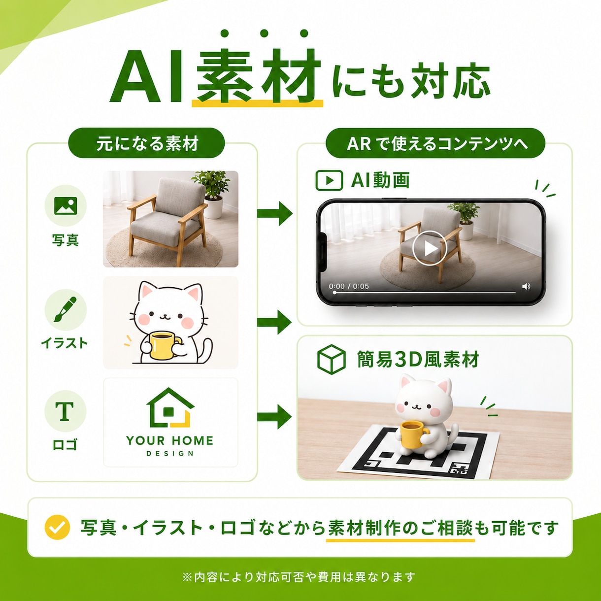 アプリ不要のWebARを低価格で制作します 無料サンプル制作｜AI対応｜商用OK｜実績200件以上 イメージ4