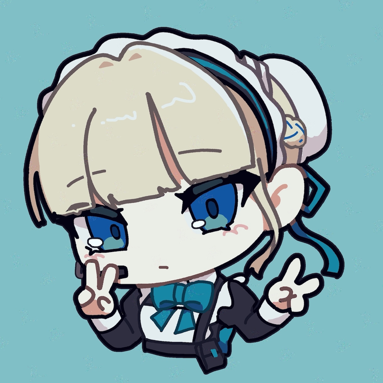 ポップでかわいいステッカー風イラスト描きます レイヤー分け納品も可能！透過データでそのままステッカーにも！ イメージ10