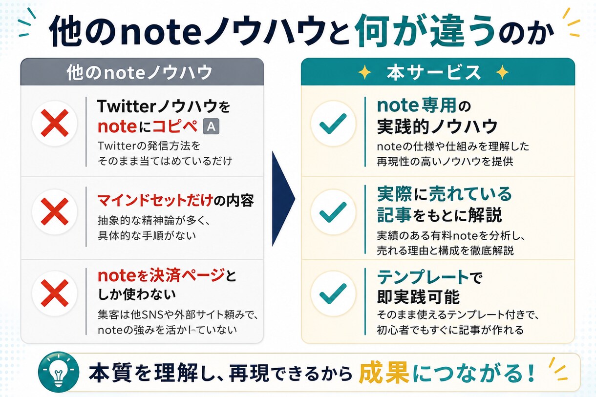 note専門家が有料記事の作り方教えます 初心者で作れる売れる有料記事作成テンプレート付き！ イメージ10