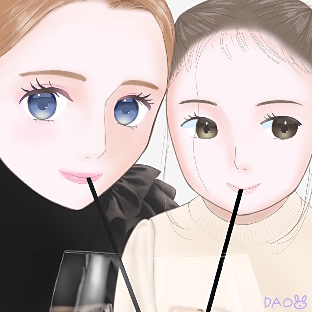 透明感のあるアイコン、イラストお描きします ♡初めての方もお気軽にご相談ください♡ イメージ5