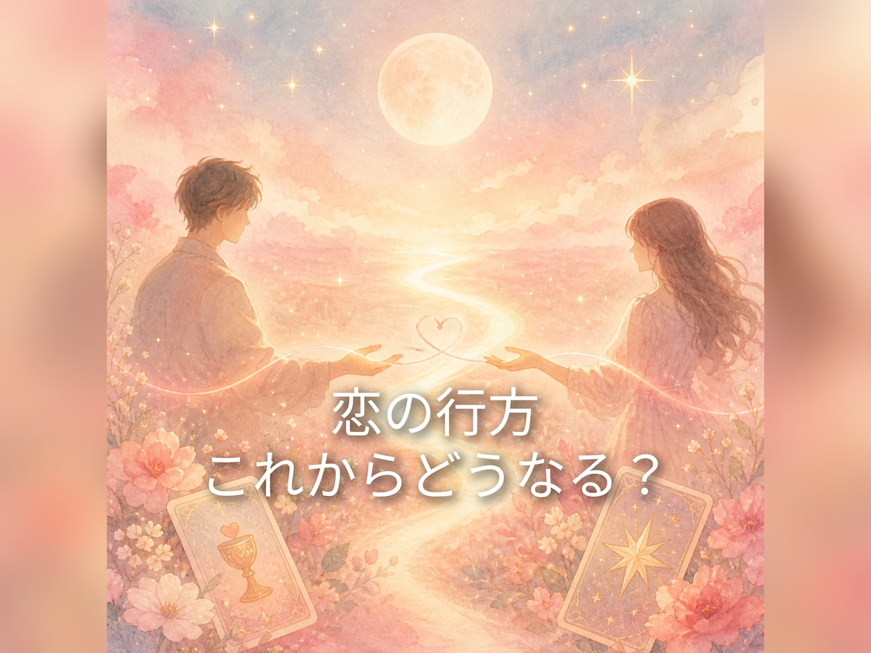 あの人とは結ばれる？二人の恋の行方お聞きします 私達これからどうなるの？タロットさんとお手伝いさせてください イメージ1