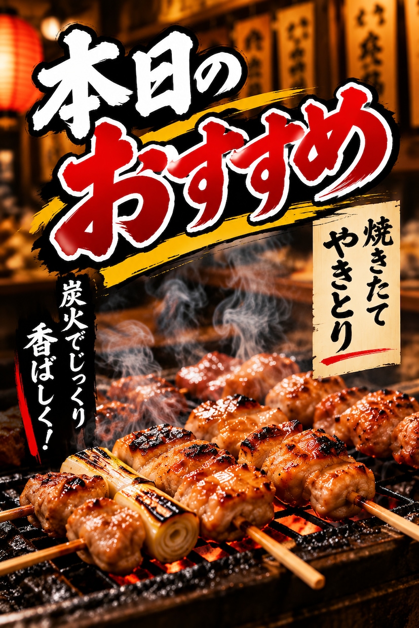 居酒屋向けPOP・ポスター作ります 飲み放題・おすすめメニューを目立たせます イメージ2