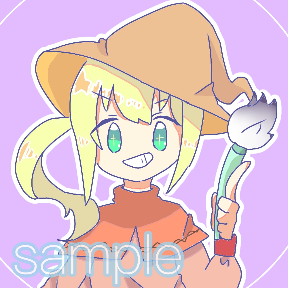 不思議可愛い！ゆるめアイコン制作します 取引簡単、ふわっと！ファンシーな！アイコンを！ イメージ3