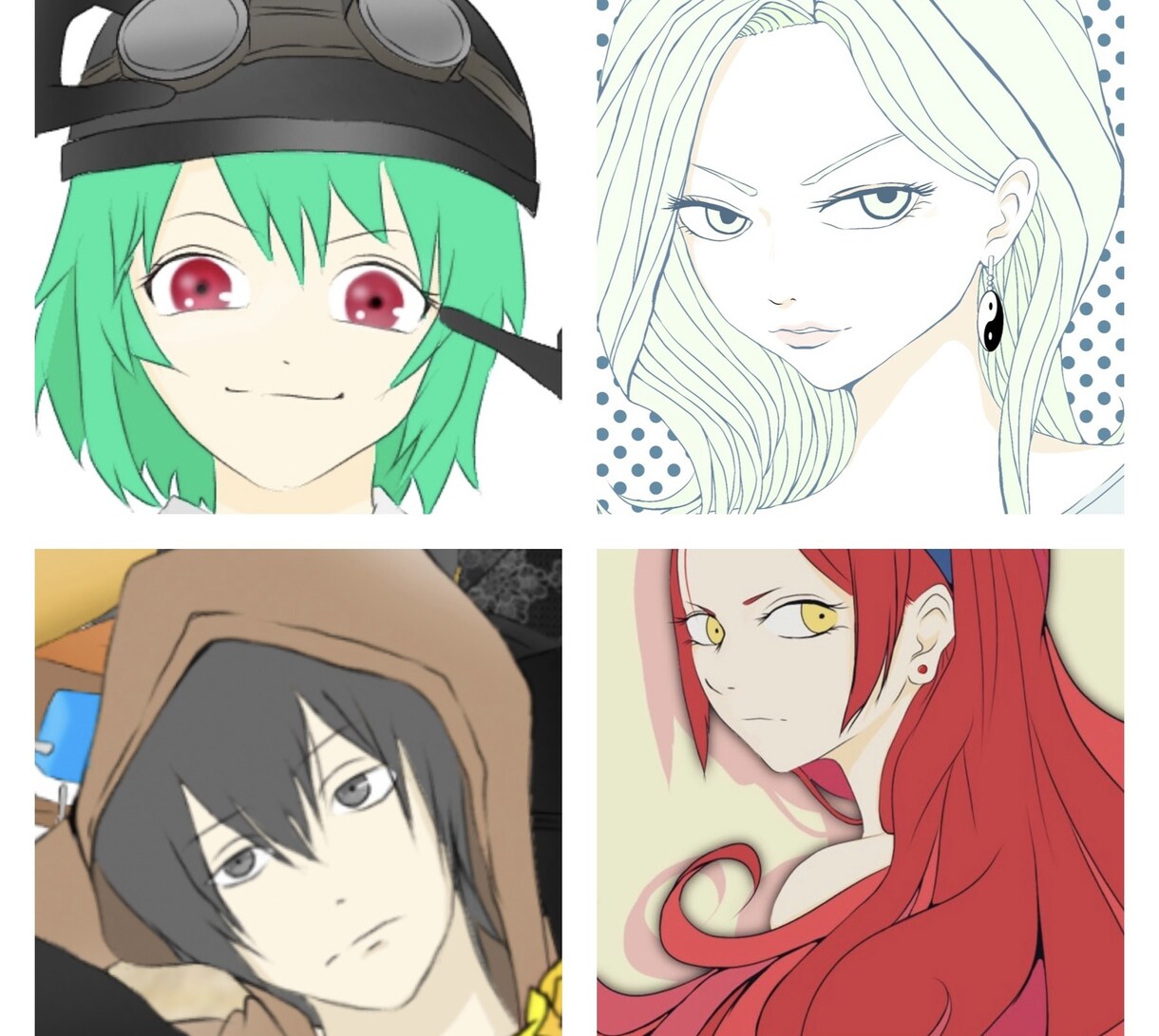 SNS等のヘッダー イラスト アイコン描きます 様々なテイスト！可愛いからカッコイイまで！ イメージ4