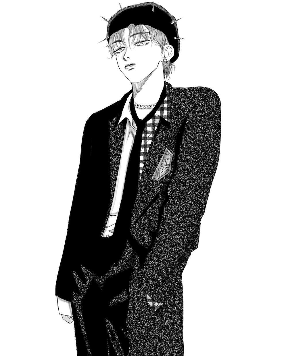 イケメンの立ち絵かきます 小物描くの得意です！カッコよく描けます！ イメージ3