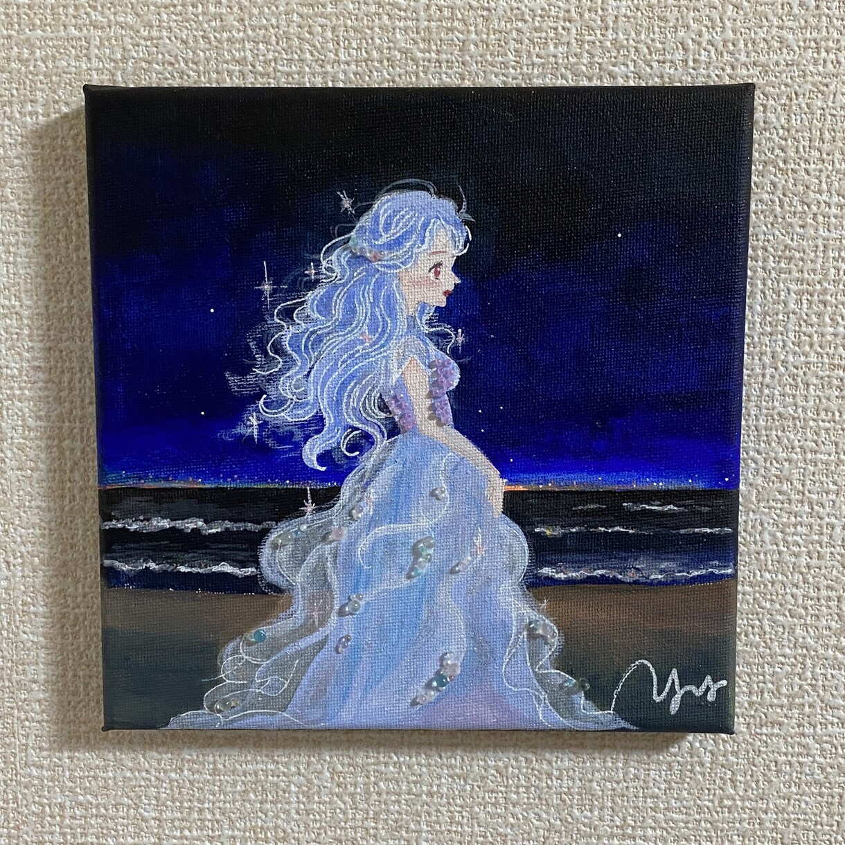 一点品のステキなアクリル絵画をお届けします 癒しの絵画をご自宅に飾りませんか イメージ8