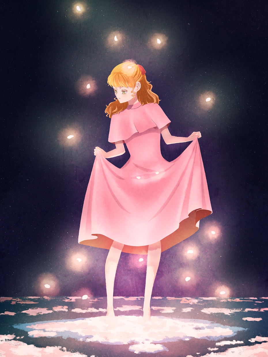 淡く儚い世界観の一枚絵をお描きします 世界観重視のオリジナルMV・歌ってみた・書籍の表紙用に！ イメージ9
