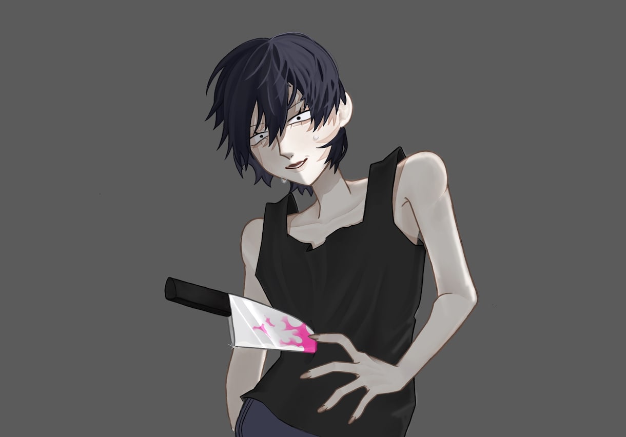実績作り期間価格！ SNSアイコンや一枚絵描きます 厚塗り風味で平成可愛い・病み可愛いを基調とした絵を描きます！ イメージ3