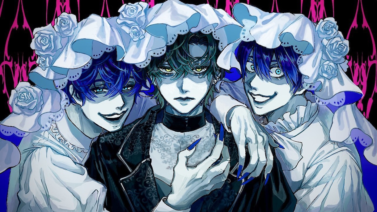 歌ってみた・ボカロ曲サムネイルなど描きます 細部まで描き込んだ印象に残るイラストを描きます！！ イメージ2