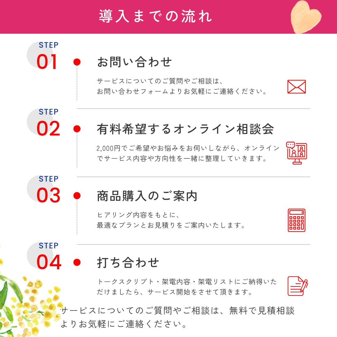 女性ならではの親しみやすい声で架電します １０年の実績。法人向けテレアポ営業代行 イメージ6