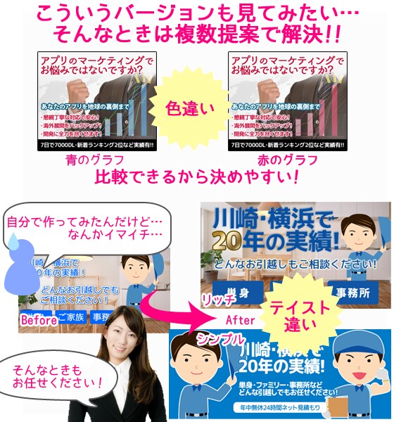 ヘッダー･バナー･イラスト画像の制作いたします あなたのイメージを形に！現役プロにお任せください！ イメージ2