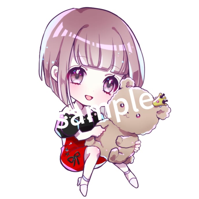 短納期も！イラスト、ミニキャラ描きます Vデザイン、各snsサムネ対応！グッズ対応！ イメージ8