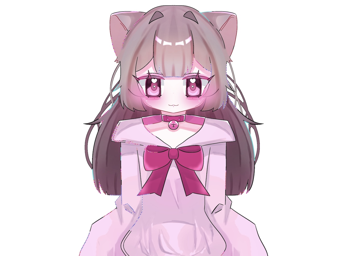 かわいい女のこかきます ピンクでもちもちな女の子を描きます！！IRIAM向け イメージ2