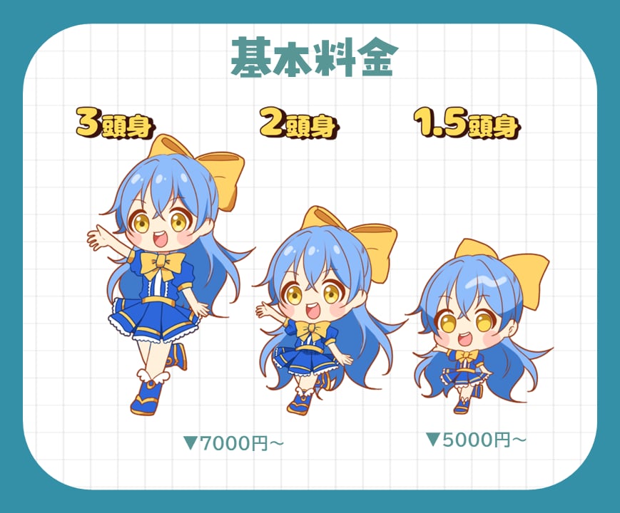 先着10件お値下げ中！ミニキャライラスト描きます グッズ・スタンプ・アイコン等可愛いデフォルメイラスト描きます イメージ3