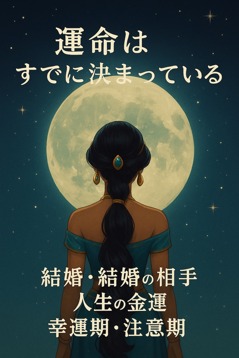 インド占星術で人生の設計図占います 性格、結婚、適職、金運、使命、課題など イメージ1