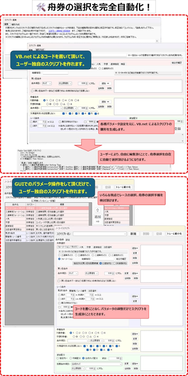 競艇自動投票を無料で試せます 本気で楽しむ方に贈る競艇自動投票アプリです イメージ4
