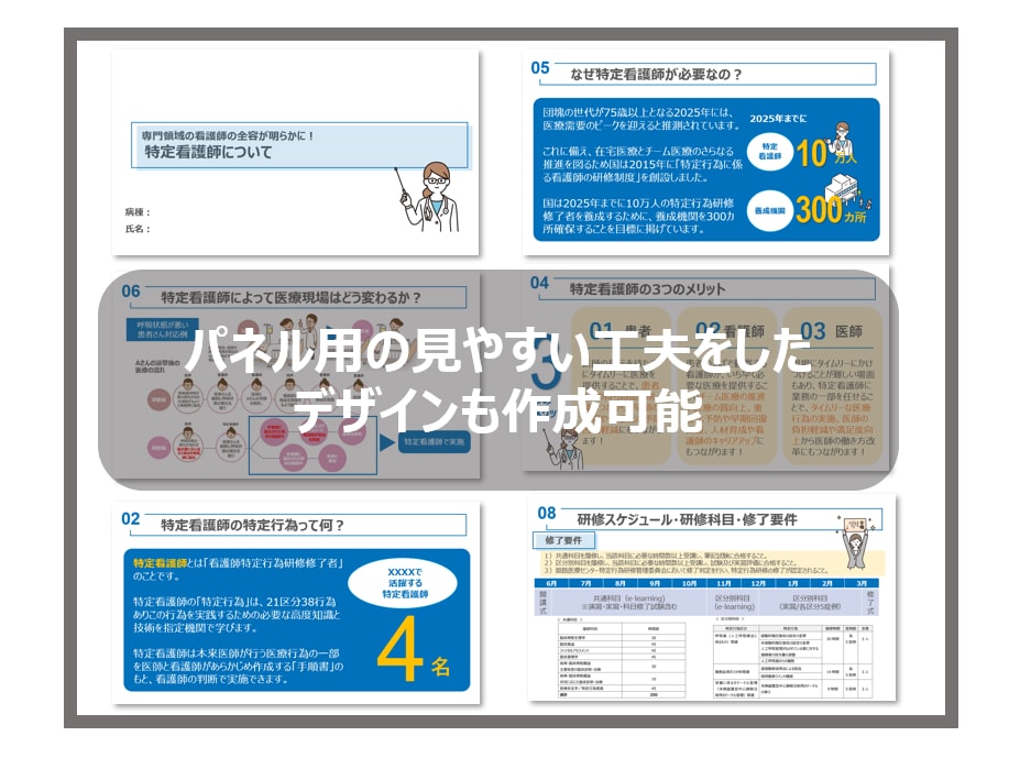 学会・院内発表・看護研究パワポを作成します ★看護師歴15年×パワポ歴15年★プレゼン資料作成！ イメージ4