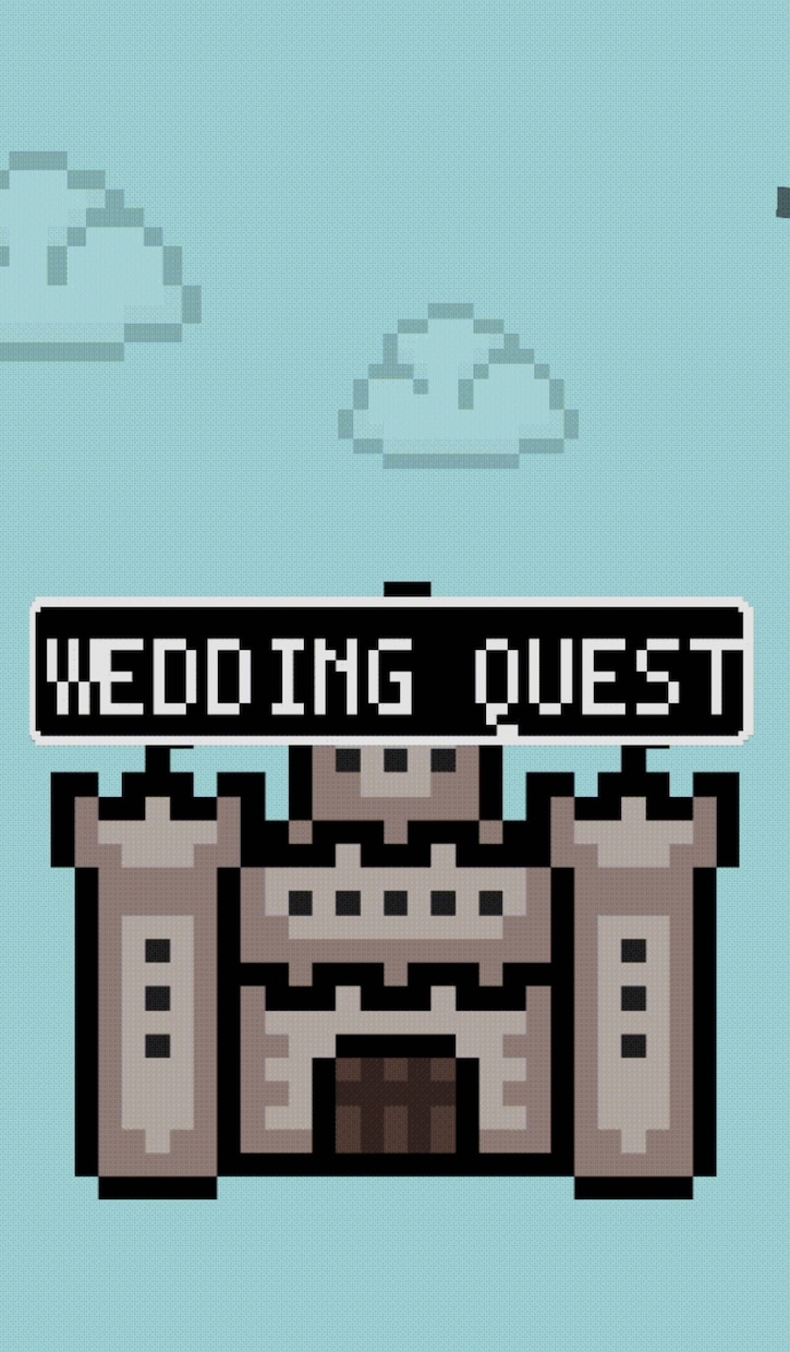 ドラクエの世界！オリジナルweb招待状つくります ゲストを楽しませたい新郎新婦向け！RPG風デザイン♪ イメージ1