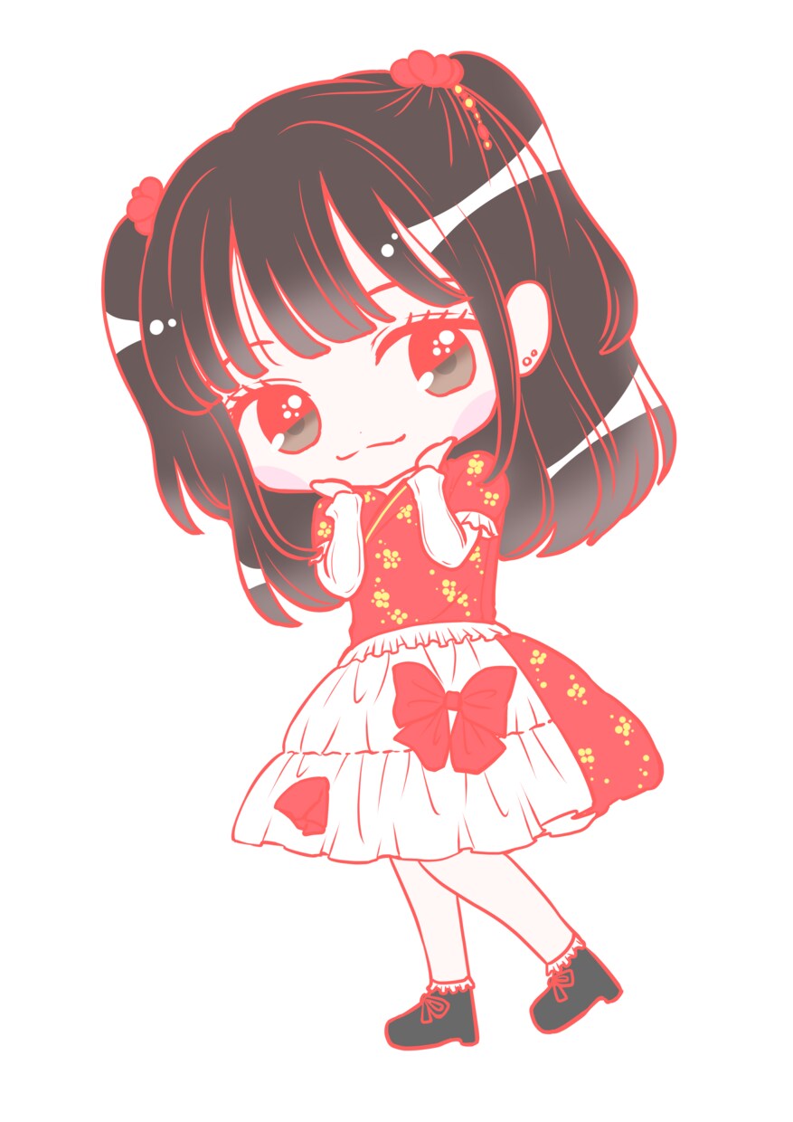 ゆめかわいい！ちびキャライラスト、描きます パステルカラーの色味を使って、着色いたします！ イメージ5