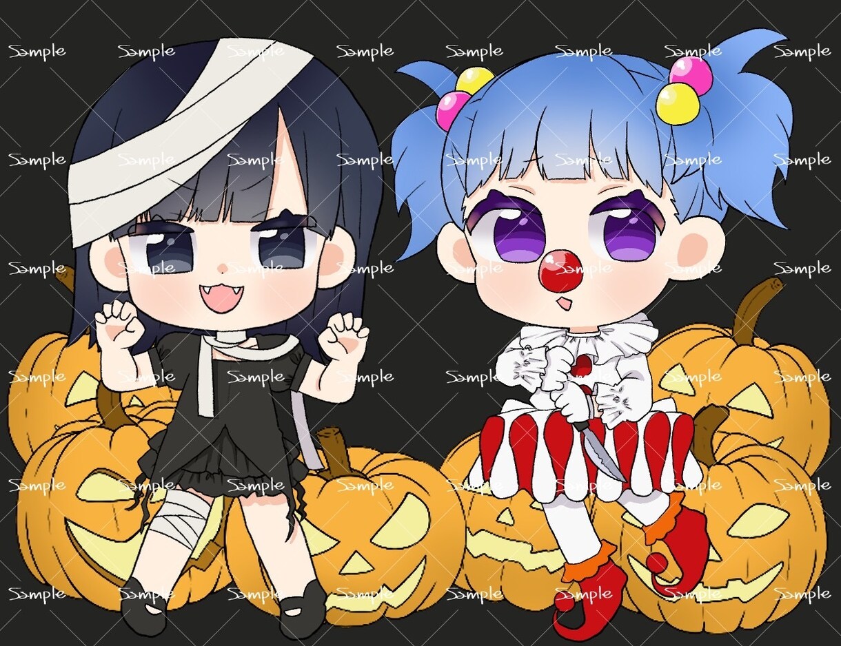 ミニキャラの可愛いアイコン描きます あなたにぴったりの絵を心を込めて丁寧に描きます イメージ9