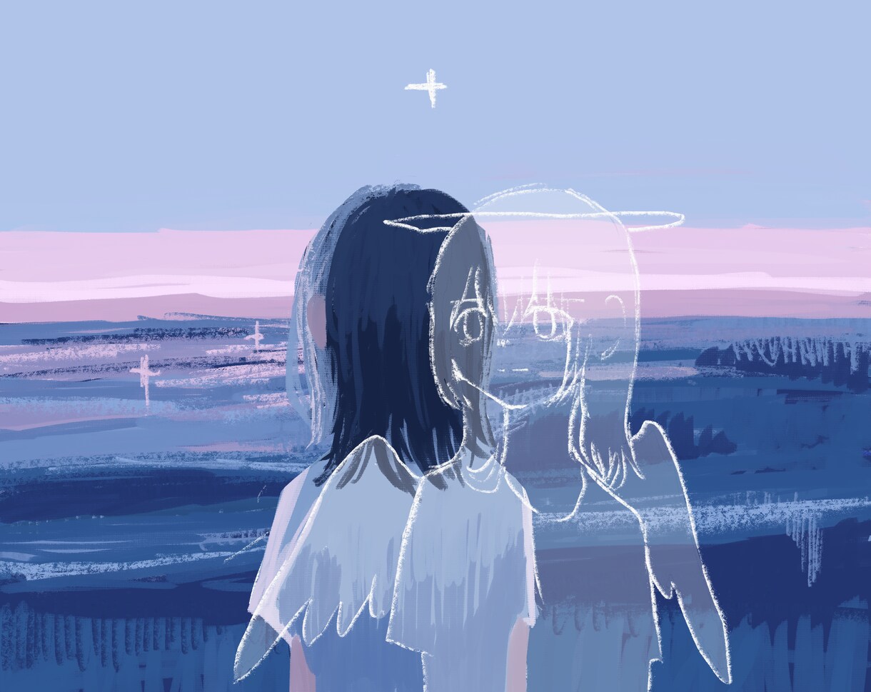 音楽のPV一枚絵描きます 個性的でアーティスティックな絵を描きます。 イメージ2