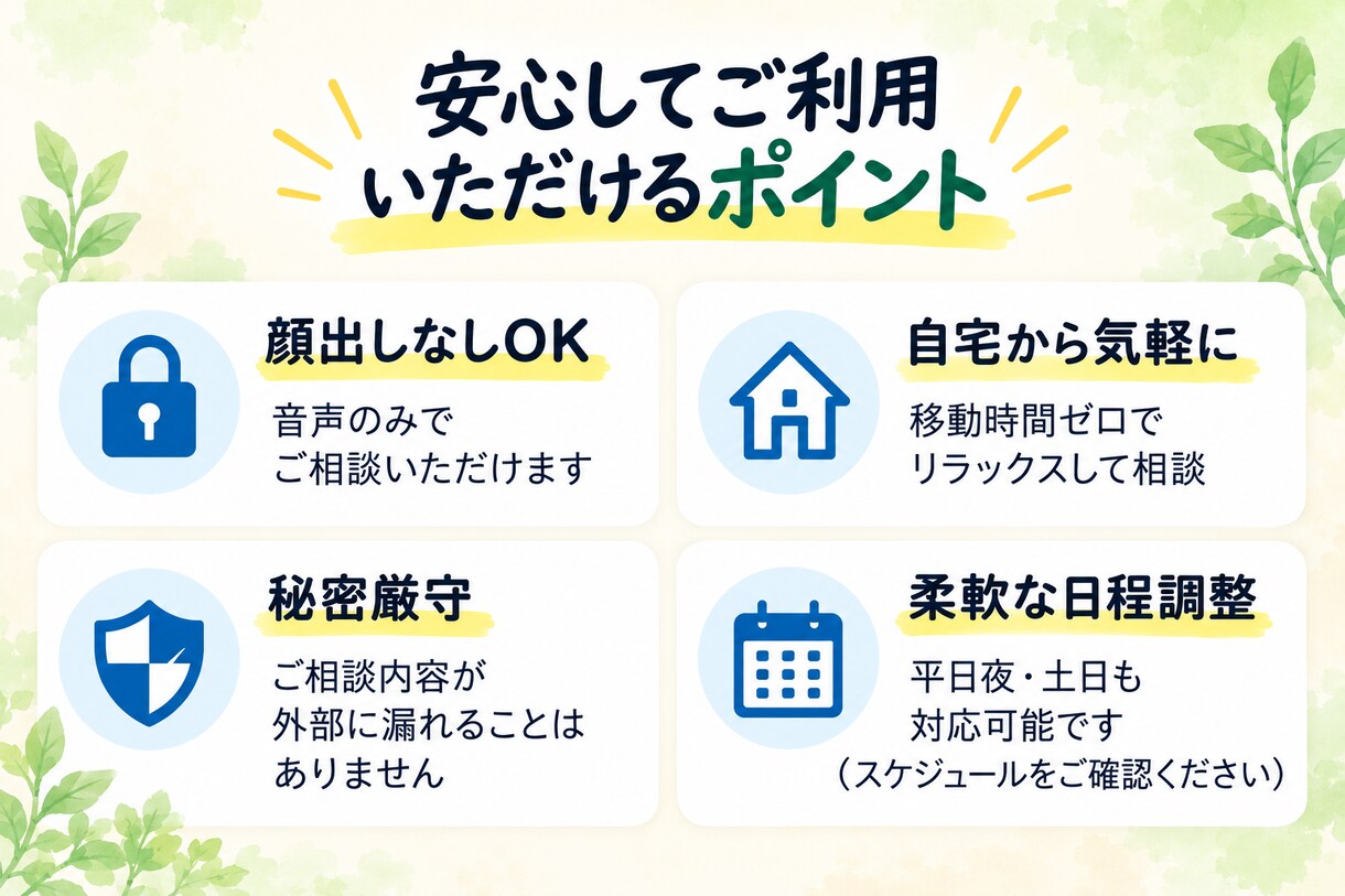 現役キャリアアドバイザーがキャリア相談にのります 新卒〜50代対応｜就活・転職・キャリアを一緒に整理 イメージ6