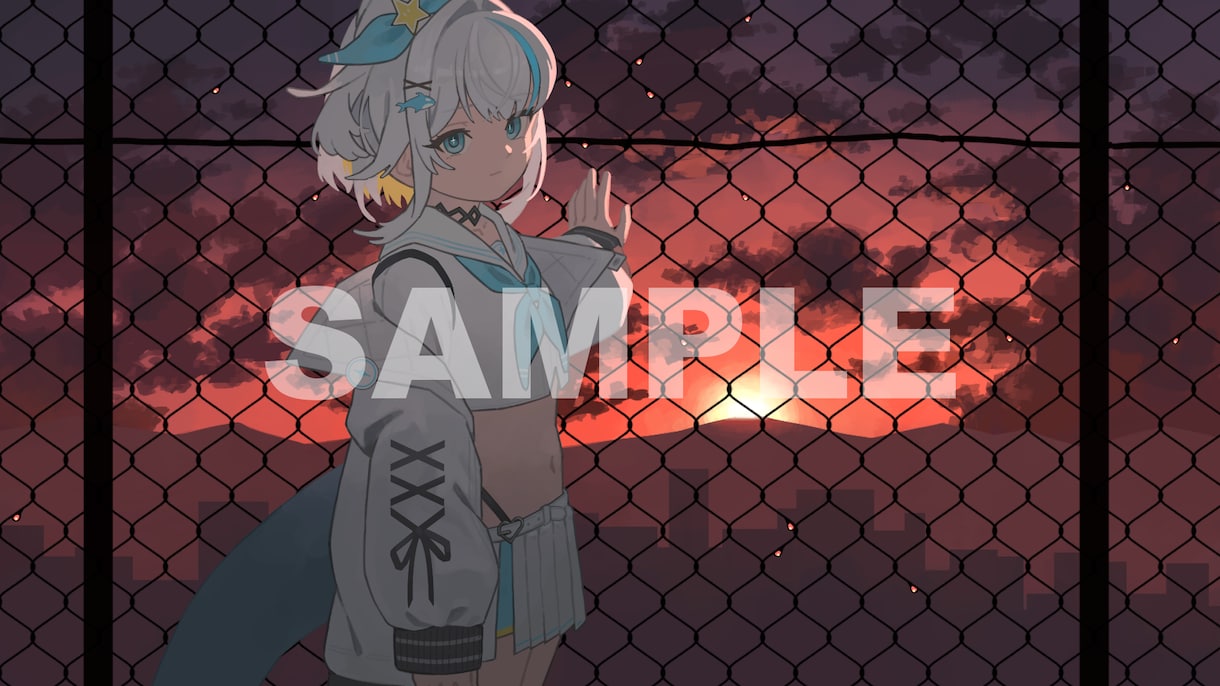 動画配信用サムネイル、立ち絵など制作いたします 細部まで修正対応　イメージ通りのイラストをお届けします イメージ2