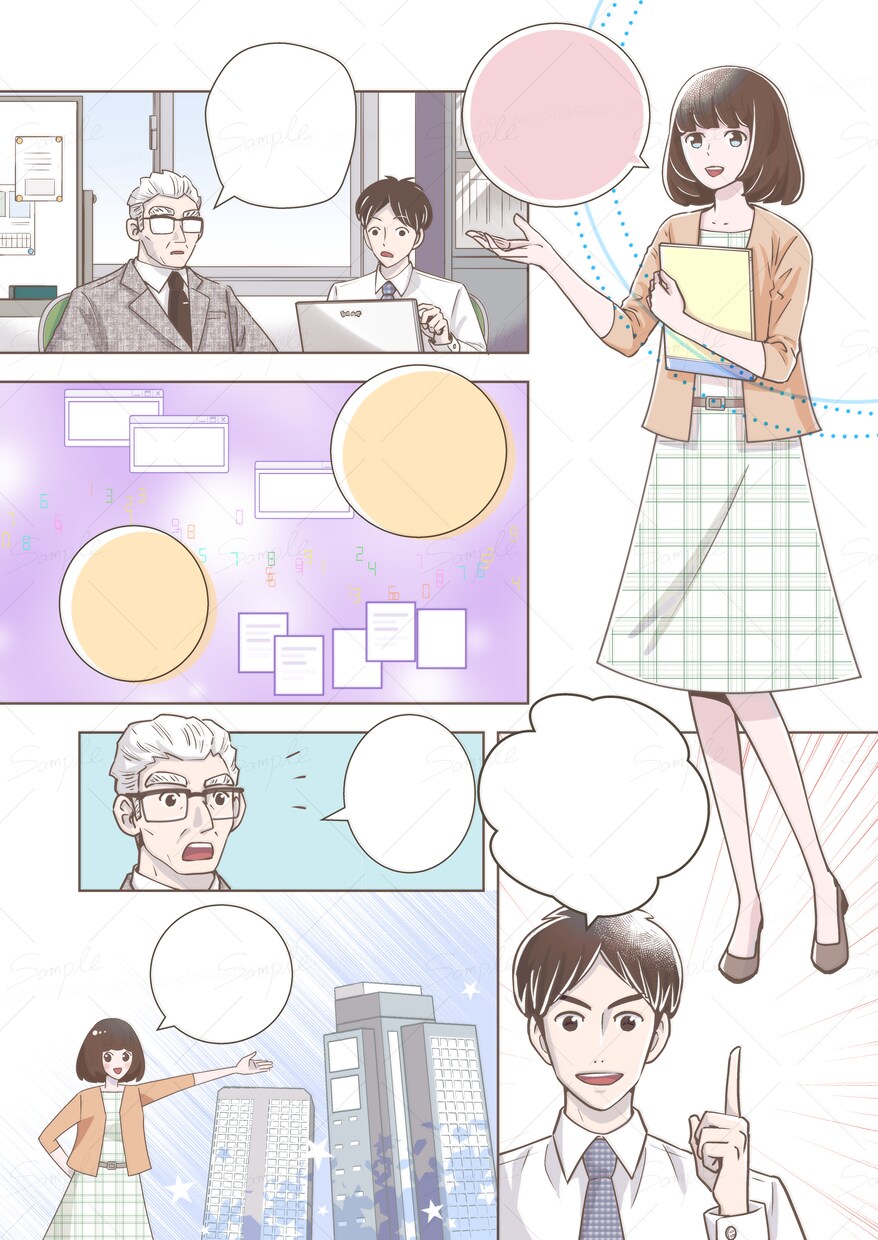 広告漫画制作します LP漫画、パンフレット、YouTube漫画、WEB漫画 イメージ3