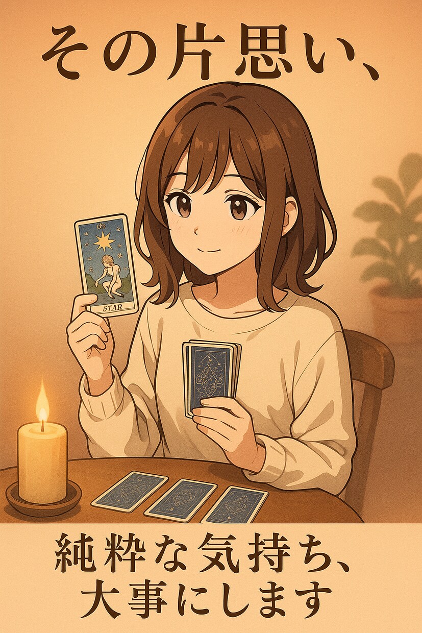 あなたの片思いの行方見守ります 純粋で真っ直ぐな片思いが叶うお手伝いさせてください⭐︎ イメージ2